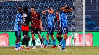 שחקני מכבי נתניה מאוכזבים