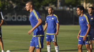 ארמלי עם יואב זיו וגילי ורמוט באימון