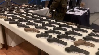 הנשקים שנמצאו במבצע "אושן" לתפיסת אמל"ח ומאבק בפשיעה בחברה הערבית