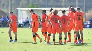 שחקני נבחרת הולנד חוגגים