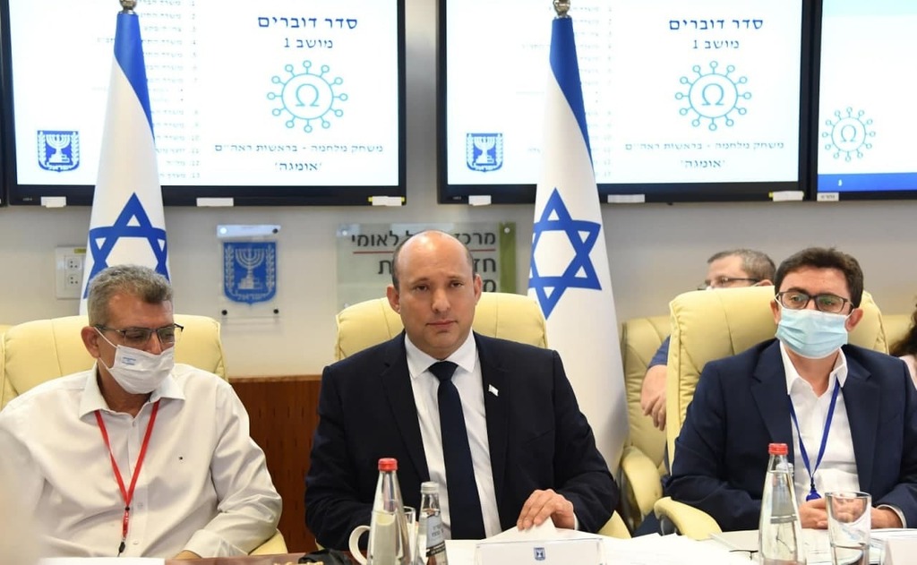 נפתלי בנט בהערכת מצב של התרגיל הלאומי "אומגה"