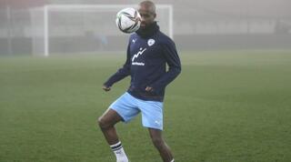 אלי דסה באימון הנבחרת