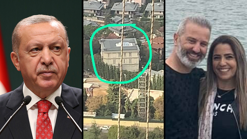 President Recep Tayyip Erdogan, his Istanbul home and Mordy and Natali Oknin 