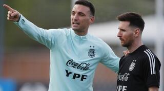 מוכן לברזיל. מסי עם סקאלוני