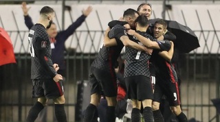 הקרואטים חוגגים לאחר שער היתרון