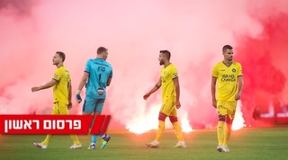 מופע אבוקות בדרבי התל אביבי