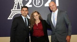 ניר אלון, קארין סנדל ודוד אגאנסו