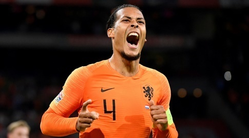 וירג'יל ואן דייק חוגג