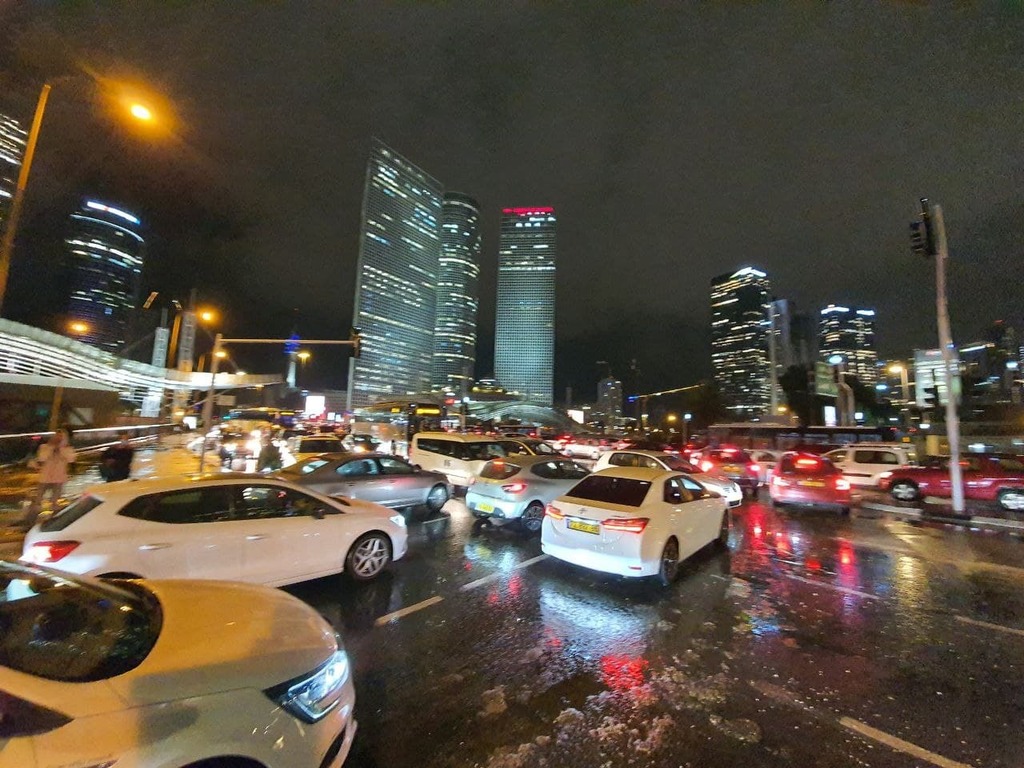 גשם בתל אביב