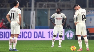 שחקני מילאן מאוכזבים