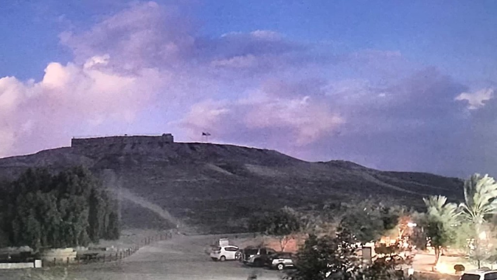 לילה בחניון הלילה בגן הלאומי תל ערד