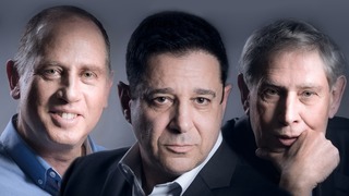 מימין לשמאל): מייסדי החברה- תמיר פרדו, נשיא החברה; נעם ארז, מנכ״ל החברה; בועז גורודיסקי