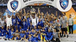 שחקני אל הילאל חוגגים