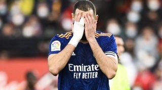 קארים בנזמה מאוכזב