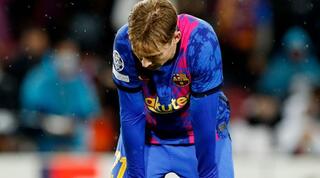 פרנקי דה יונג מאוכזב