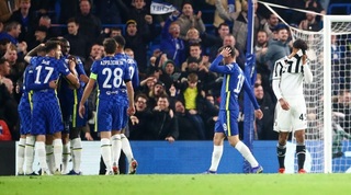 שחקני צ'לסי חוגגים