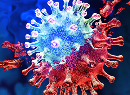 Render of the Omicron variant (Photo: Shutterstock) נגיף קורונה אומיקרון נשיא סין שי ג'ינפינג