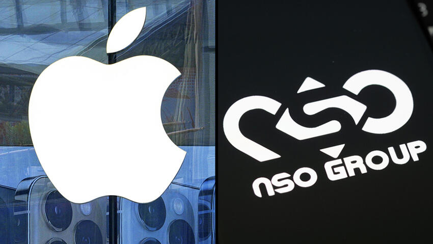 Apple and NSO loggo 