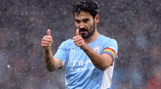 אילקאי גונדואן חוגג