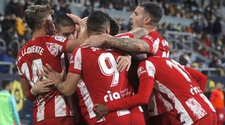 שחקני אתלטיקו מדריד חוגגים