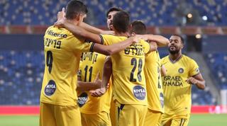 שחקני מכבי ת"א חוגגים