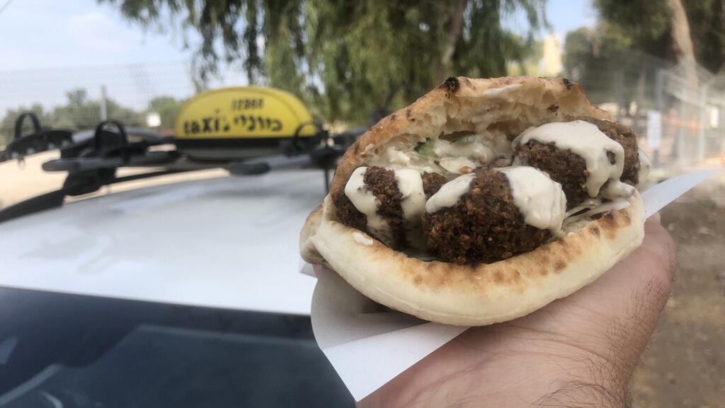 Порция фалафеля (Фото: Коби Рубин) פלאפל ירוק בדרך