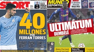 כותרות העיתונים בספרד