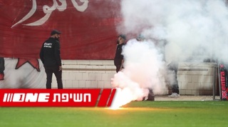 אבוקה בדוחא במשחק בין סכנין לבית"ר