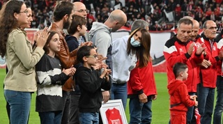 הטקס לזכרו של אמציה לבקוביץ'