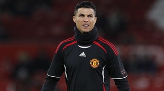 כריסטיאנו רונאלדו בחימום