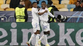 ויניסיוס ג'וניור ורודריגו חוגגים