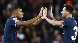 ליאו מסי וקיליאן אמבפה