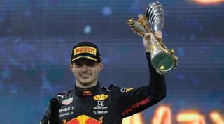 מקס ורסטאפן חוגג