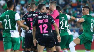 שחקני מכבי חיפה והפועל ב"ש