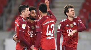 שחקני באיירן מינכן חוגגים