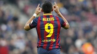אלכסיס סאנצ'ס במדי ברצלונה