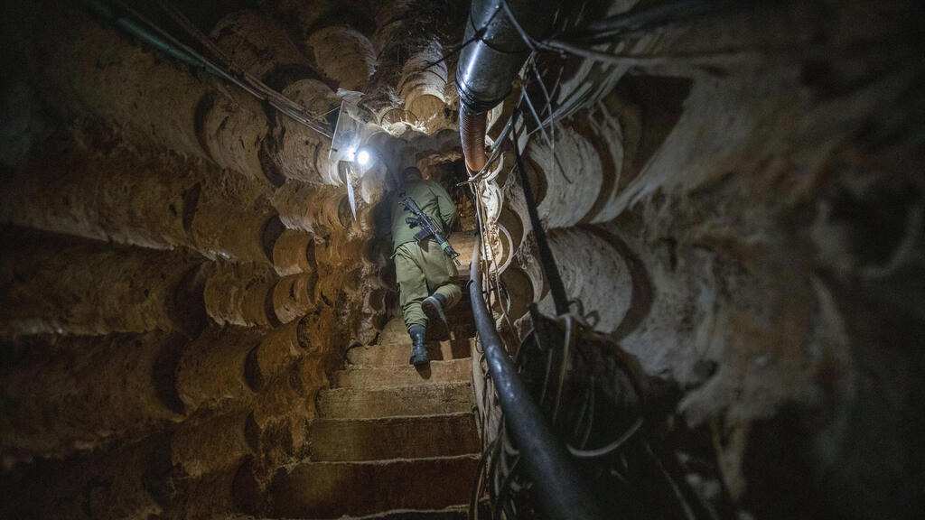 מנהרה של חיזבאללה  בגבול לבנון שנחשפה ב-2019