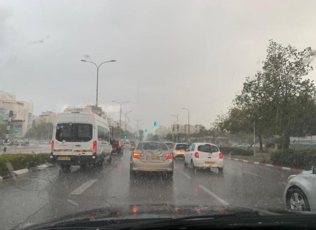 גשם באשדוד
