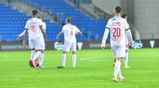 שחקני הפועל חיפה מאוכזבים