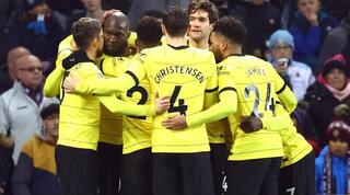 שחקני צ'לסי חוגגים