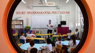 היום הראשון ללימודים בבית ספר בית הכרם בירושלים