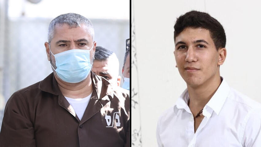 Muntasser Shalaby (left) who carried out a drive-by shooting last May that killed Israeli student Yehuda Guetta (right) 