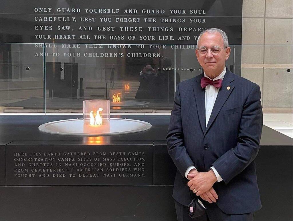 Charles Kaufman at the United States Holocaust Memorial Museum in Washington, DC