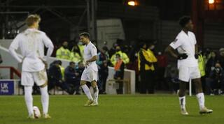 שחקני ארסנל מאוכזבים