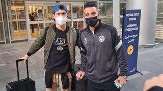 אביתר אילוז ואנדרה מרטינס בשדה התעופה