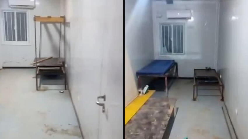 תיעוד של עובד בניין אוקראיני שהושם באתר בנייה מיד לאחר הנחיתה בנתב''ג