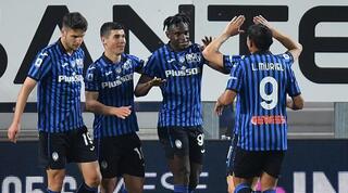 שחקני אטאלנטה חוגגים