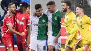 שחקני מכבי ת"א, מכבי חיפה וב"ש