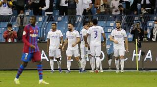 שחקני ריאל מדריד חוגגים