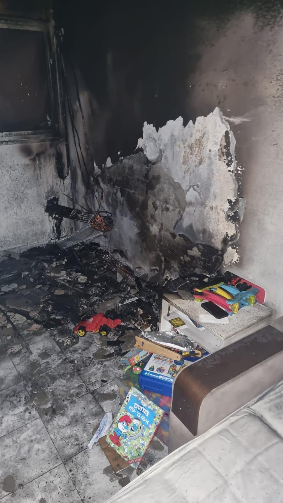 Семья пострадала при пожаре в Кирьят-Малахи: мать и двое детей в ...